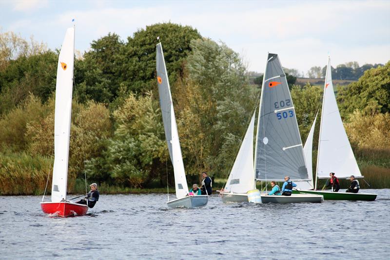 Combined Comet Class Inlands at Llangorse photo copyright Robert Dangerfield taken at Llangorse Sailing Club and featuring the Comet Trio class