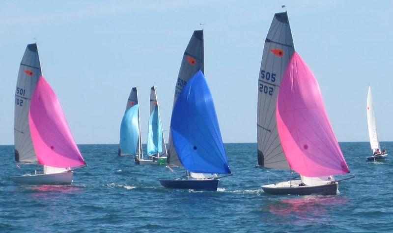 Noble Marine Combined Comet Trio National Championships at Exe photo copyright Robert Lamb taken at Exe Sailing Club and featuring the Comet Trio class