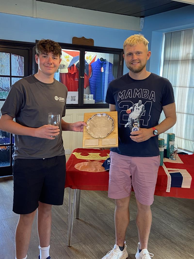 Ben Flower & Mark Ripley win the Noble Marine Comet Trio Nationals 2023 at Brixham photo copyright Tracie Padro taken at Brixham Yacht Club and featuring the Comet Trio class