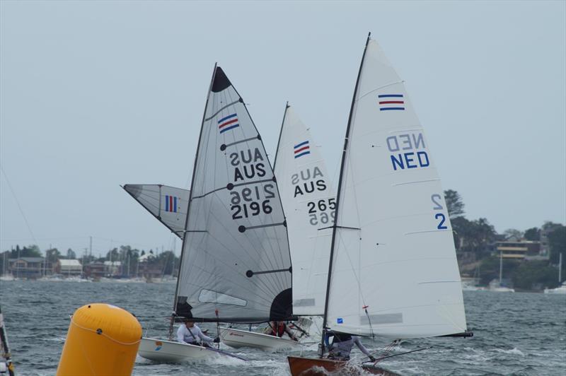 Contender World Championships at Lake Macquarie photo copyright Jantine Vogel taken at Belmont 16ft Sailing Club and featuring the Contender class