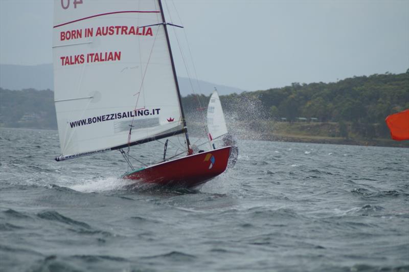 Contender World Championships at Lake Macquarie photo copyright Jantine Vogel taken at Belmont 16ft Sailing Club and featuring the Contender class