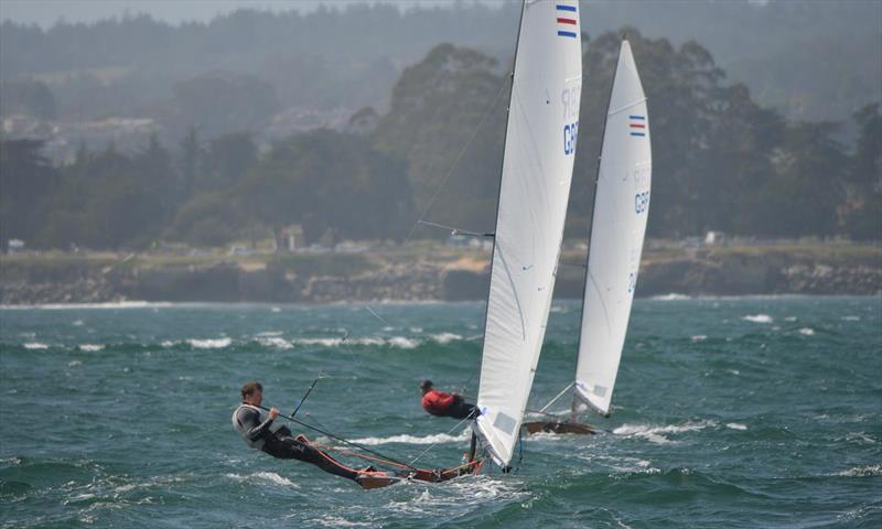 Contender Worlds at Santa Cruz YC photo copyright Rick Linkemyer taken at Santa Cruz Yacht Club and featuring the Contender class