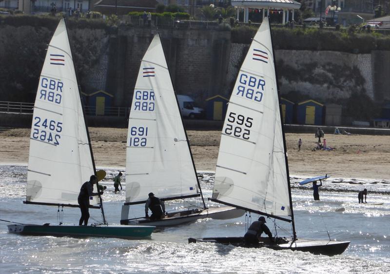 Contenders at Broadstairs photo copyright John Fullerton taken at Broadstairs Sailing Club and featuring the Contender class