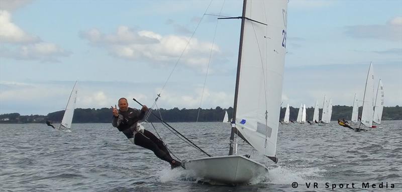 Von der Bank jubilant on day 5 of the Contender Worlds 2017 at Sønderborg, Denmark photo copyright VR Sport Media taken at Sønderborg Yacht Club and featuring the Contender class