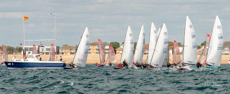 International Contender British Championship at Hayling Island  photo copyright Peter Hickson taken at Hayling Island Sailing Club and featuring the Contender class