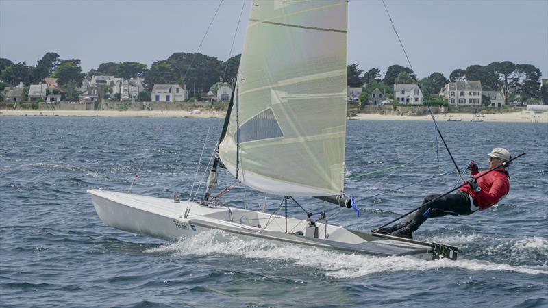 Contender Worlds at Quiberon, France photo copyright Axel Dachet taken at Ecole Nationale de Voile et des Sports Nautiques and featuring the Contender class