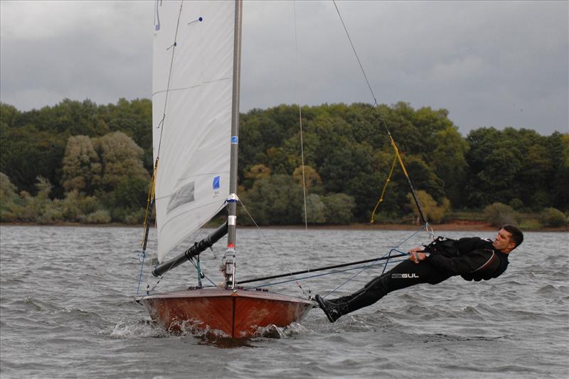 Alan Orton competing in round 11 of the TT series photo copyright Errol Edwards taken at Chew Valley Lake Sailing Club and featuring the Contender class
