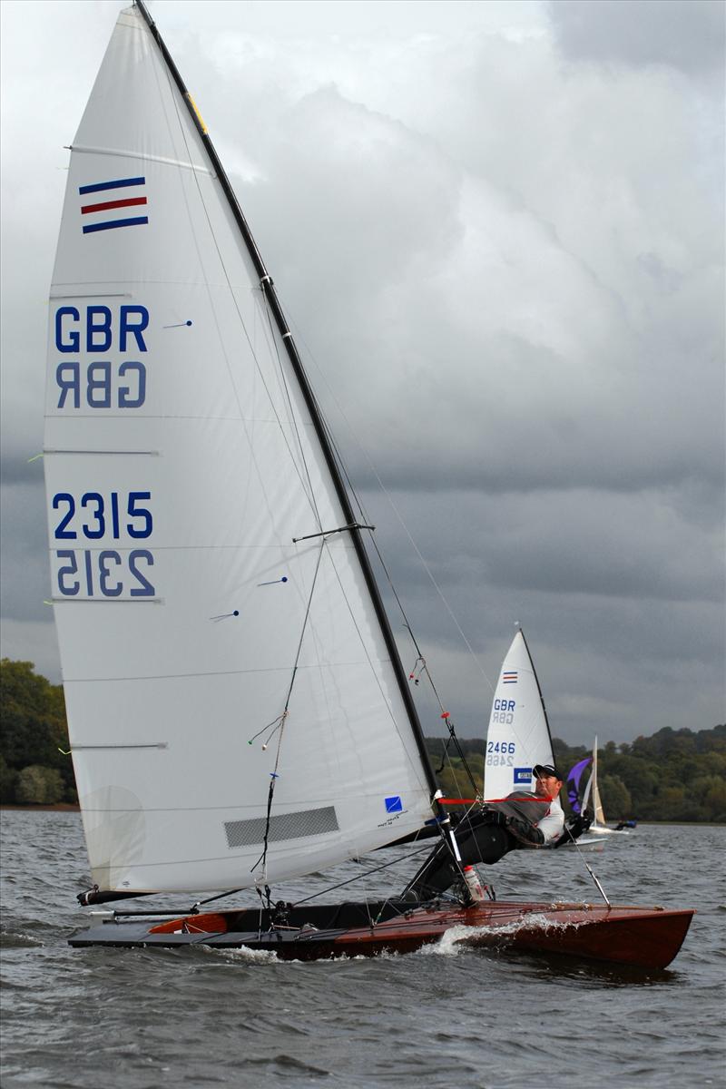 Barry Holden competing in round 11 of the TT series photo copyright Errol Edwards taken at Chew Valley Lake Sailing Club and featuring the Contender class