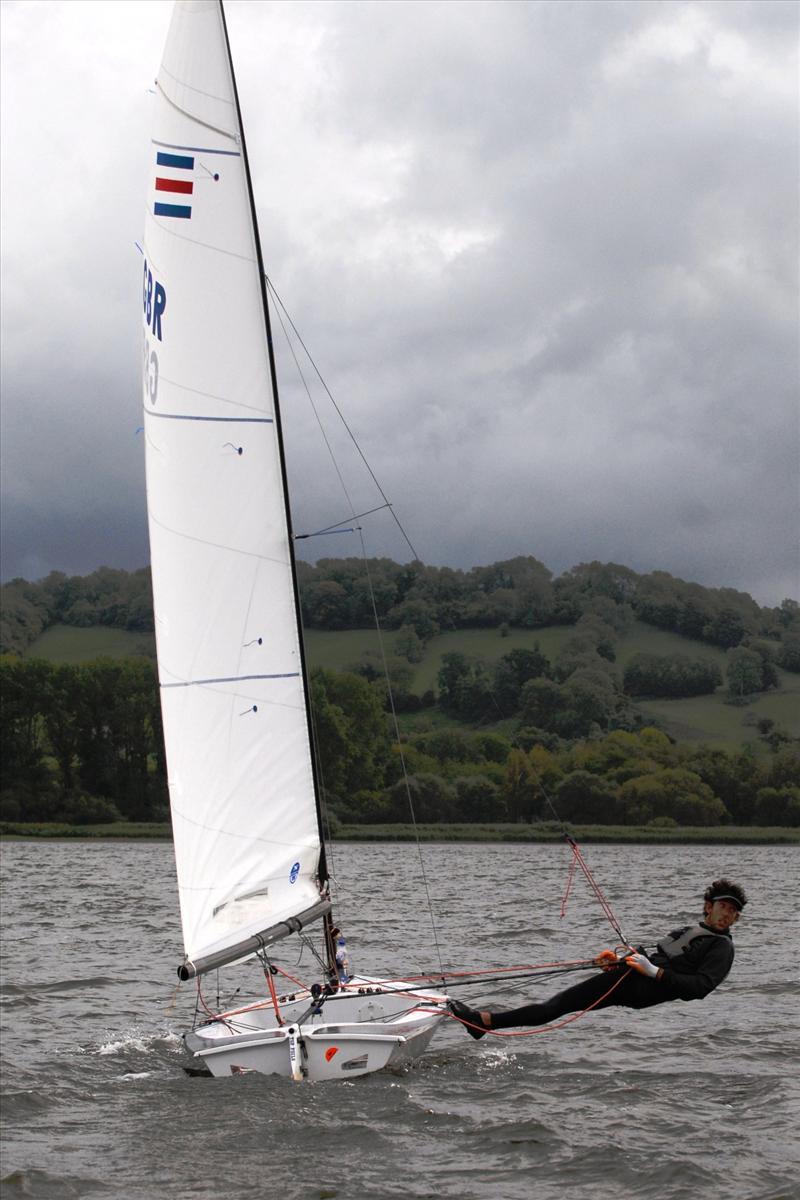 Ben McGrane competing in round 11 of the TT series photo copyright Errol Edwards taken at Chew Valley Lake Sailing Club and featuring the Contender class
