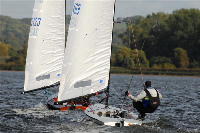 Carl Tagoe competing in round 11 of the TT series photo copyright Errol Edwards taken at Chew Valley Lake Sailing Club and featuring the Contender class