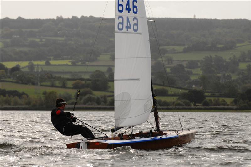 Martin Fairy competing in round 11 of the Contender TT series photo copyright Errol Edwards taken at Chew Valley Lake Sailing Club and featuring the Contender class