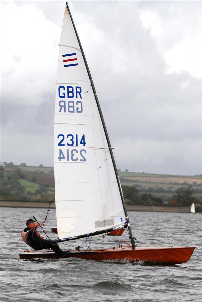 Roger White competing in round 11 of the TT series photo copyright Errol Edwards taken at Chew Valley Lake Sailing Club and featuring the Contender class