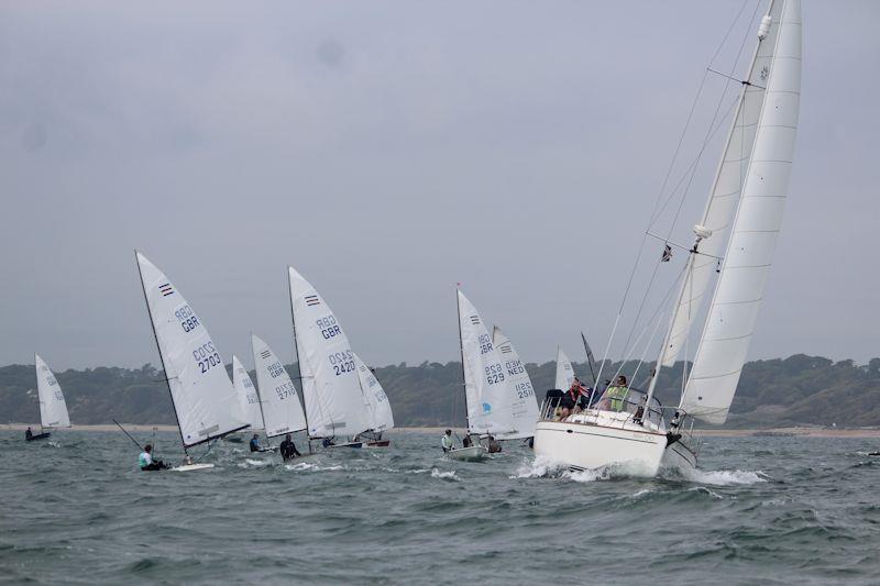 Race 6 in the Contender Southern Championship at Highcliffe photo copyright Sarah Desjonqueres taken at Highcliffe Sailing Club and featuring the Contender class