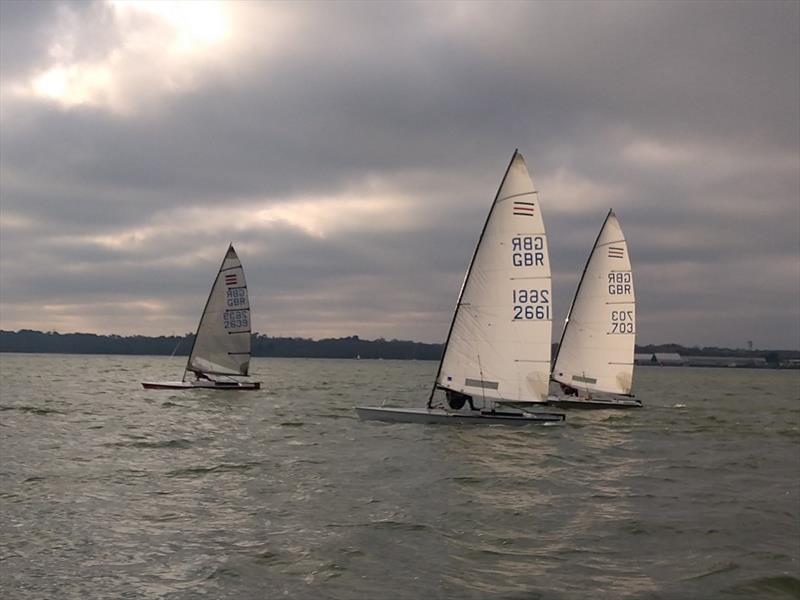 Weston Christmas Cracker 2019 photo copyright Nathan Steffenoni taken at Weston Sailing Club and featuring the Contender class