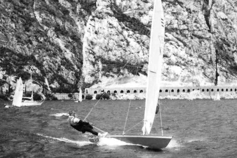 Keith Paul sailing his Contender on Lake Garda photo copyright Liz Potter taken at  and featuring the Contender class