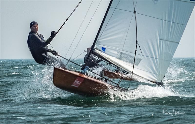 Strong winds for the Contender Open at Hayling Island photo copyright Peter Hickson taken at Hayling Island Sailing Club and featuring the Contender class