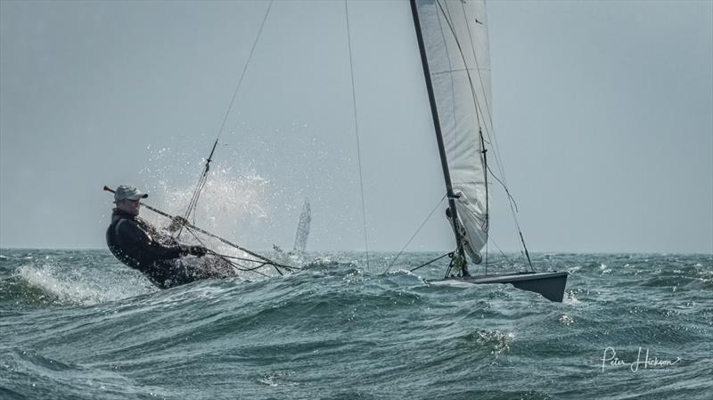 Strong winds for the Contender Open at Hayling Island photo copyright Peter Hickson taken at Hayling Island Sailing Club and featuring the Contender class