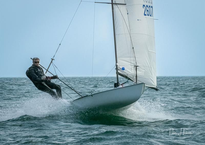 Strong winds for the Contender Open at Hayling Island photo copyright Peter Hickson taken at Hayling Island Sailing Club and featuring the Contender class