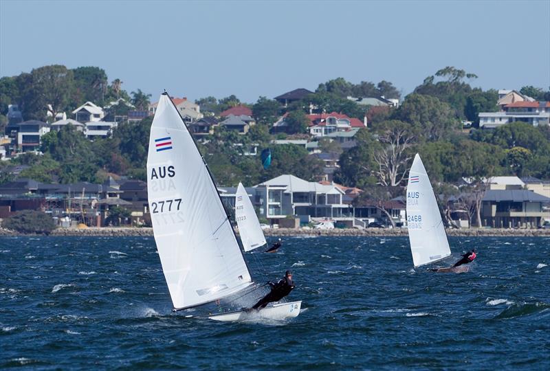 2023 Contender Worlds in Perth day 2 photo copyright Lindsay Preece taken at Royal Freshwater Bay Yacht Club and featuring the Contender class