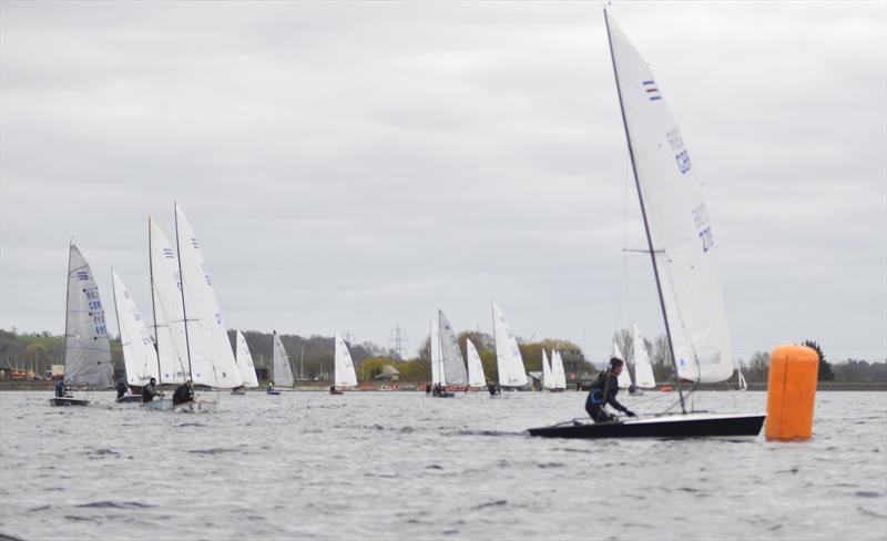 Contenders at Farmoor Reservoir photo copyright OSC taken at Oxford Sailing Club and featuring the Contender class