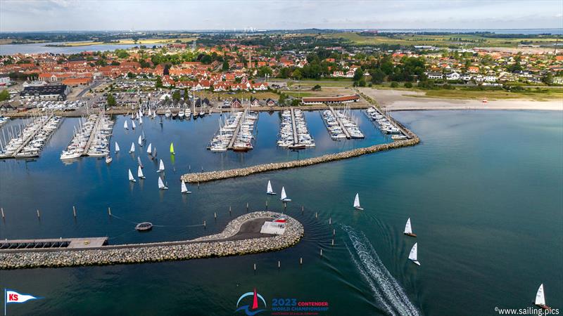 Contender Worlds 2023 at Kerteminde, Denmark - photo © Kristian Joos / www.sailing.pics