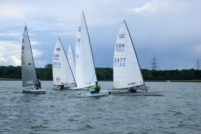 Contender training at Oxford photo copyright Chris Howe taken at Oxford Sailing Club and featuring the Contender class