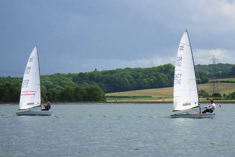 Contender training at Oxford photo copyright Chris Howe taken at Oxford Sailing Club and featuring the Contender class