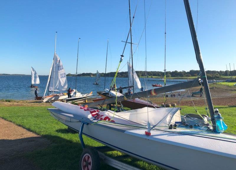 Contender Inland Championship at Rutland photo copyright Tony Brooks taken at Rutland Sailing Club and featuring the Contender class