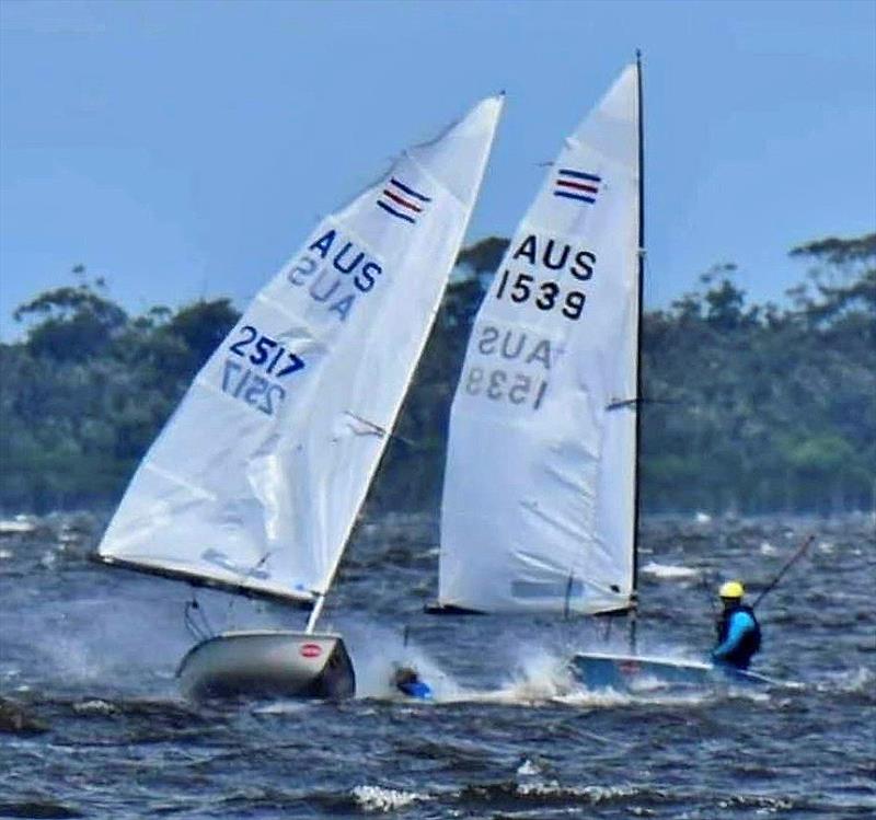 Stepping Off - as demonstrated by Thomas Young - who is - just 24 years of age photo copyright Bentley Conn taken at Gippsland Lakes Yacht Club and featuring the Contender class