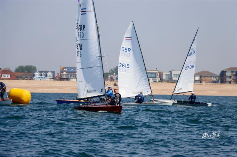 Contenders at Hayling Island photo copyright Ollie Blake taken at Hayling Island Sailing Club and featuring the Contender class