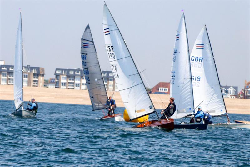 Contenders at Hayling Island photo copyright Ollie Blake taken at Hayling Island Sailing Club and featuring the Contender class