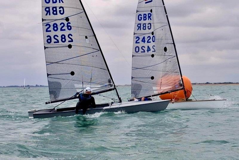 Contender Travellers Trophy round 7 at Hythe and Saltwood photo copyright Tony Wyatt taken at Hythe and Saltwood Sailing Club and featuring the Contender class
