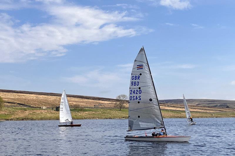 Contender Northern Championship at Yorkshire Dales photo copyright Chris Hore taken at Yorkshire Dales Sailing Club and featuring the Contender class