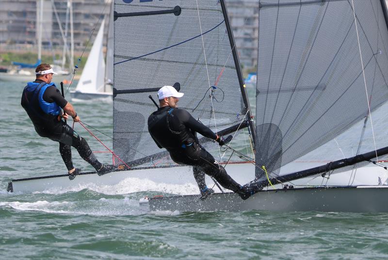 Contender traveller series at Poole photo copyright Elysia Ehrhart taken at Poole Yacht Club and featuring the Contender class