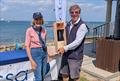 Fiona Rogers with overall winner Patrick Seely (Samphire of Hurst) - Royal Solent YC Contessa Regatta © Christian Beasley / Beautiful Wight Photography