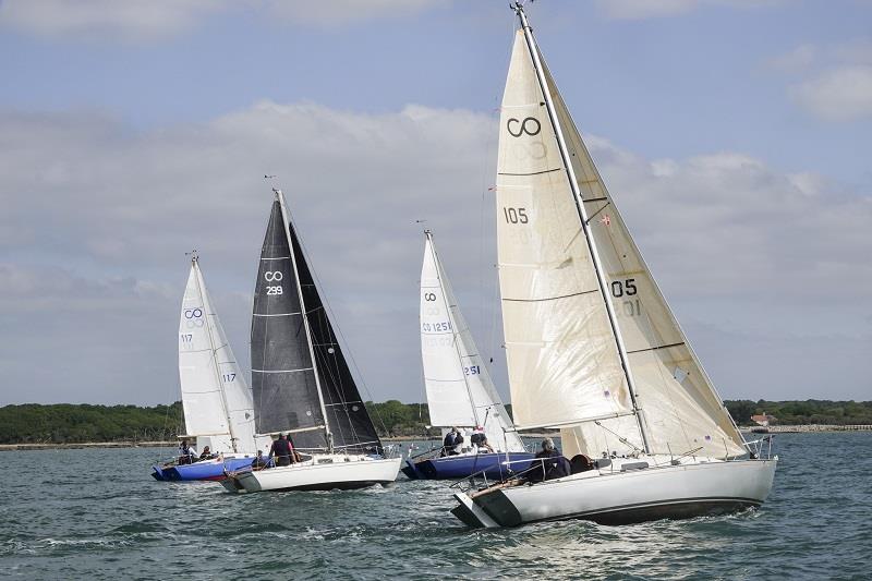 Chasing Rainbows, Quincy, Samphire of Hurst, Grayling - Royal Solent YC Contessa Regatta photo copyright Christian Beasley / Beautiful Wight Photography taken at Royal Solent Yacht Club and featuring the Contessa 26 class