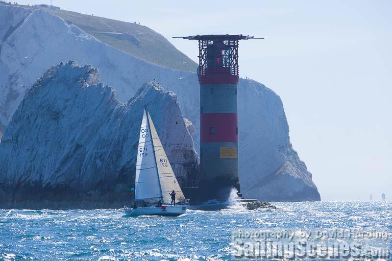 CO671, Mary Rose Tudor, Contessa 32, during the J.P. Morgan Asset Management Round the Island Race 2015 photo copyright David Harding / www.sailingscenes.com taken at  and featuring the Contessa 32 class
