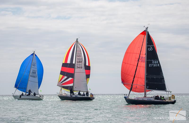 Round the Island Race 2017 photo copyright www.sportography.tv taken at  and featuring the Contessa 32 class