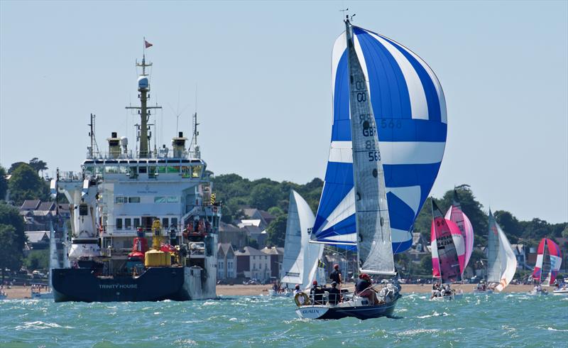 Lendy Cowes Week day 2 photo copyright Tom Hicks / www.solentaction.com taken at Cowes Combined Clubs and featuring the Contessa 32 class