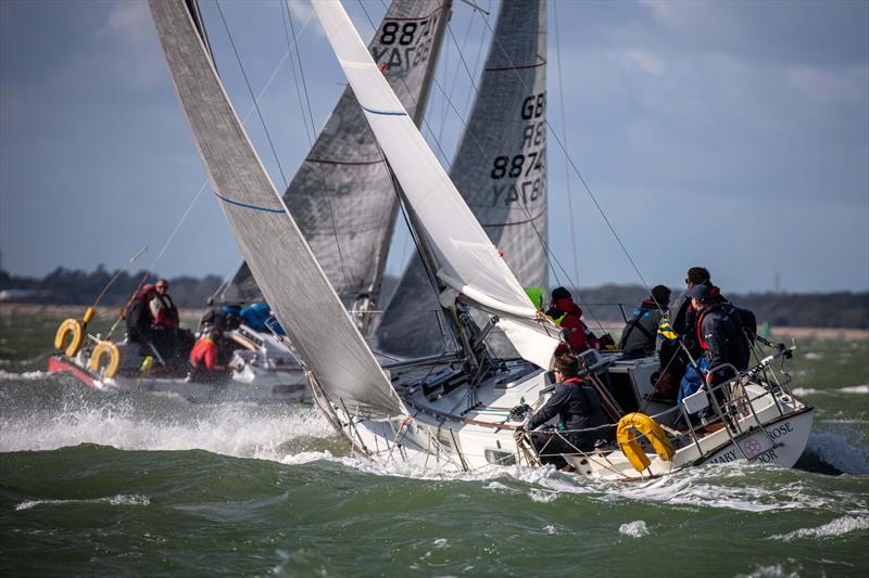 Contessa 32 Nationals at Cowes photo copyright Alex Irwin / www.sportography.tv taken at  and featuring the Contessa 32 class