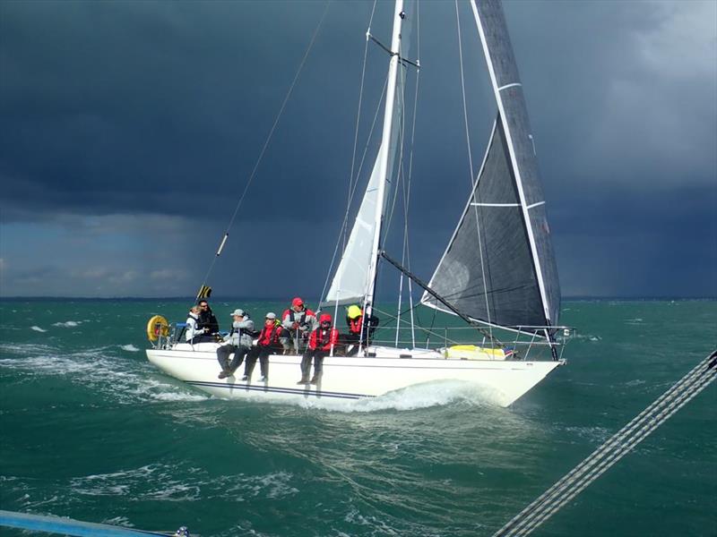 Contessa 32 Nationals at Cowes photo copyright Clive Hughes taken at Royal Ocean Racing Club and featuring the Contessa 32 class