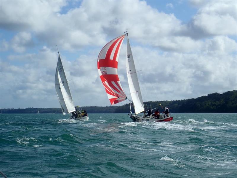 Contessa 32 Nationals at Cowes photo copyright Clive Hughes taken at Royal Ocean Racing Club and featuring the Contessa 32 class