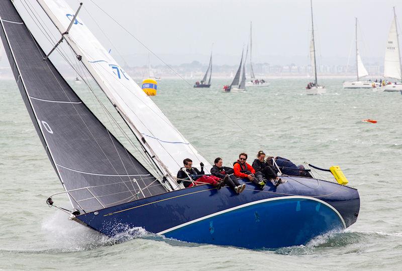 Contessa 32s on Cowes Week day 2 photo copyright Martin Augustus / www.sailingimages.co.uk taken at Cowes Combined Clubs and featuring the Contessa 32 class