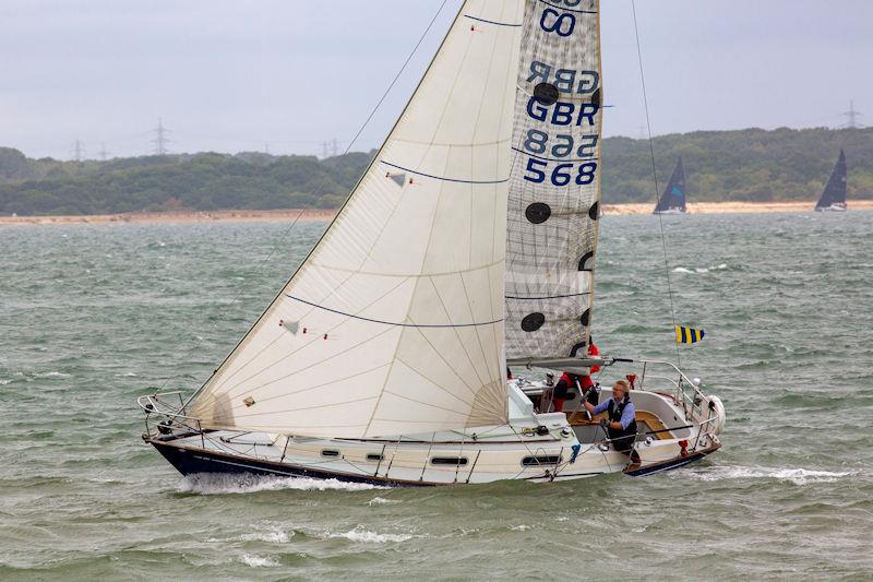 Contessa 32s on Cowes Week day 2 photo copyright Martin Augustus / www.sailingimages.co.uk taken at Cowes Combined Clubs and featuring the Contessa 32 class