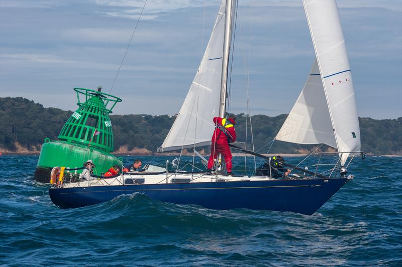 Jemmana during the Carey Olsen Jersey Regatta 2022 photo copyright Simon Ropert taken at Royal Channel Islands Yacht Club and featuring the Contessa 32 class
