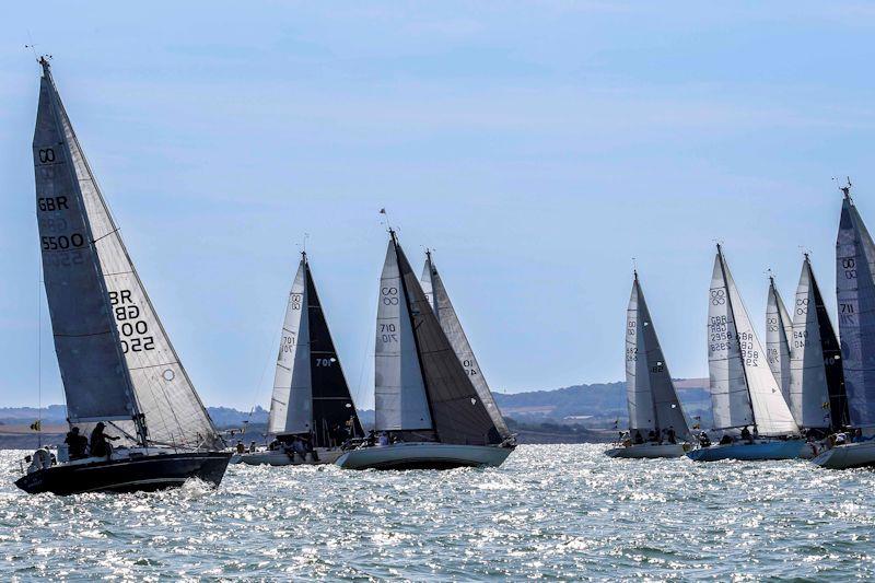 Contessas racing off the Royal Solent YC in 2022 photo copyright Jake Sugden taken at Royal Solent Yacht Club and featuring the Contessa 32 class