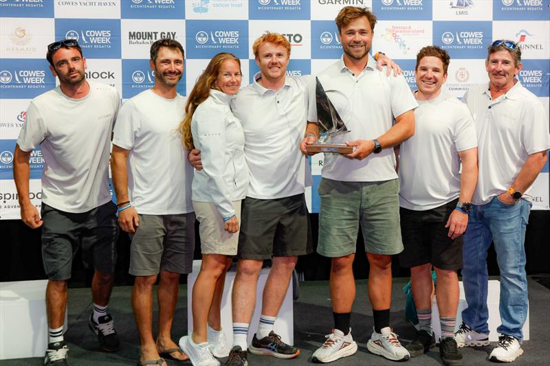 Anteren (Christopher Bake) win the Newcomers Trophy - North Sails Cowes Week Day 7 photo copyright Paul Wyeth / www.pwpictures.com taken at Cowes Combined Clubs and featuring the Contessa 32 class