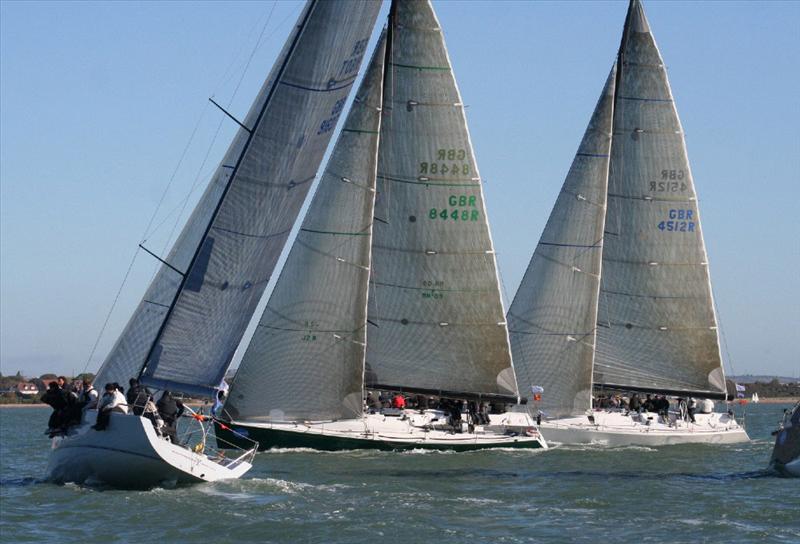 Garmin Hamble Winter Series week 3 photo copyright Jonty Sherwill taken at Hamble River Sailing Club and featuring the Farr 45 class