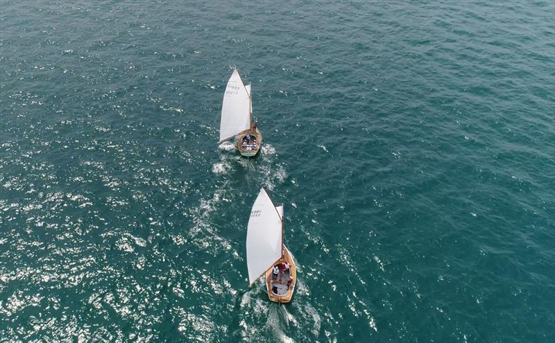 Rhapsody in front during the Portsea Cup - photo © Bob Fowler