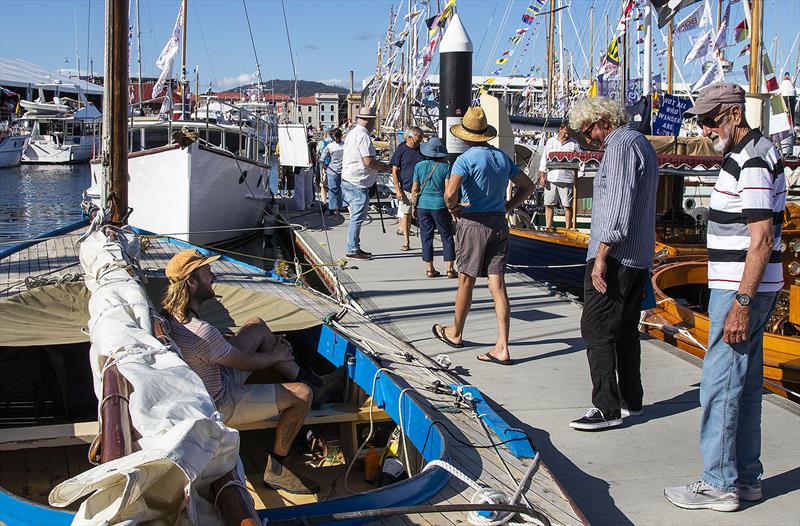 The crowds certainly got into the tale of the voyage - photo © John Curnow